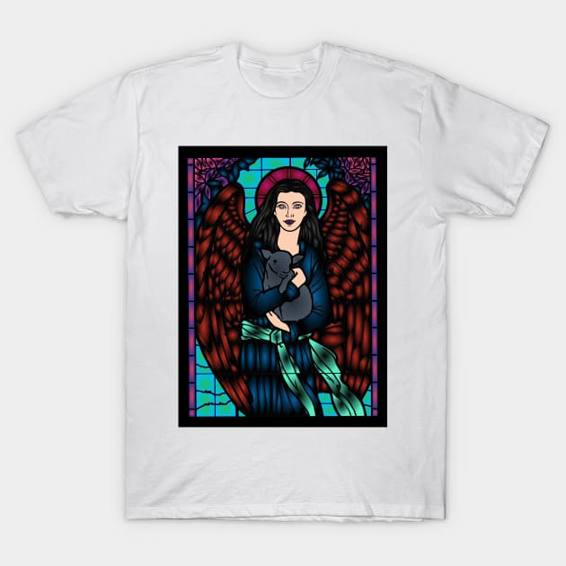 Stained Glass 04 (Style:2) T-Shirt by luminousstore